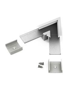 Vinkel till LED-profil LINEA-IN20 - 60° - Anodiserad