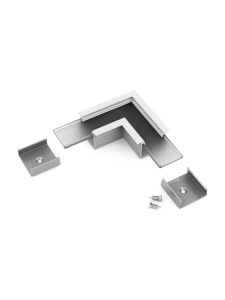 Vinkel till LED-profil LINEA-IN20 - 90° - anodiserad