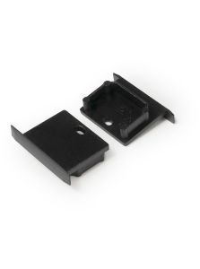 Ändlock till LINEA-IN20 - Svart m. hål - 20 st