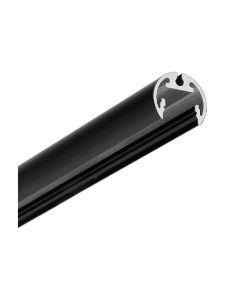 LED-profil PEN12 - 4m - Svart