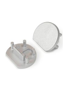 Ändlock till PEN12 - Silver - 20 st