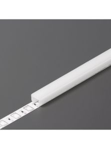 Täckning till LED-profil - C1 - Click - 4,1m - Opal