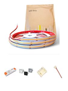 HiluX Dimbart LED-band 2700K - 5m - Komplett set
