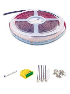 HiluX Shelly RGBW COB LED-list RGB+2700K - 5m - Komplett set