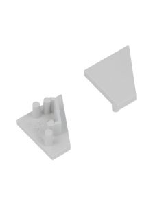 Ändlock till CORNER10.v2 - Grå - 20 st