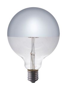 E27 - SPL Premium Toppspegel Globe - Silver - Ø:125mm - 2500K - CRI 93 - Dimbar