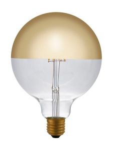 E27 - SPL Premium Toppspegel Globe - Gold - Ø:125mm - 2500K - CRI 90 - Dimbar