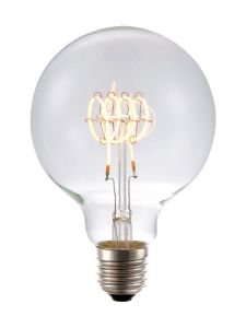E27 - SPL FleX Globe TR - Klar - Ø:95mm - 2200K - CRI 93 - Dimbar