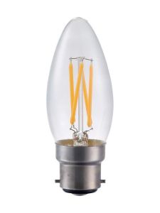 Ba22d - SPL Candle - Klar - 320lm - 2500K - CRI 93 - Dimbar