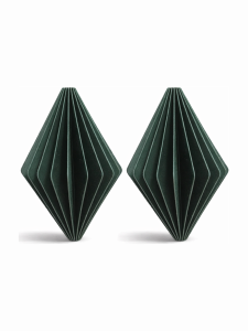 Simiu - Julhänge - 9 cm - Diamant - Grön - 2-pack
