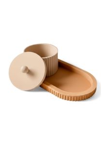 Simiu - ROYAL TRAY - Elfenben/Beige - 21 cm