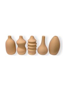Simiu - MINI VASES - 8 cm - 5 st - Ljus persika