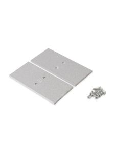 Ändstycken till VARIO30-32 - silver - metall - 2 st.
