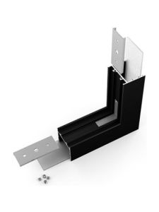 Vinkel till LED-profil VARIO30-02 - 270° - Svart - Stående