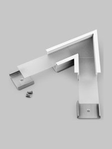 Vinkel till LED-profil VARIO30-07 - 60° - Vit