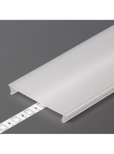 Täckning till LED-profil - C10 - Click - 1m - Opal