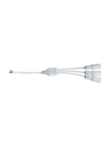 HiluX - DC 3-delare (hona) - Till PureLED Troldtekt-skenor - Vit