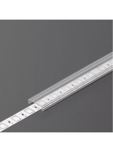 Cover till LED-profil - C - Click - 1m - Transparent