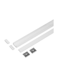 Aluminiumprofil - Model S till Philips Hue och WiZ - Vit