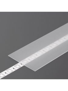 Täckning till LED-profil - G - Slide - 2m - Frostad