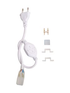 Aigostar - 5050 - Startkabel till 230V LED-list - 0,5m
