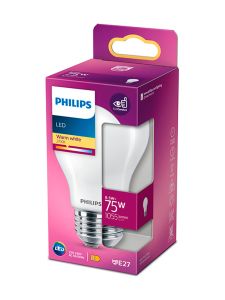 E27 - Philips LED-lampa - matt - 8,5W - 1055lm