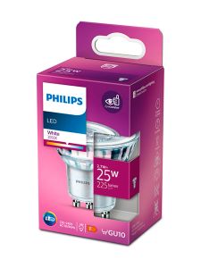 GU10 - Philips LED-spot 2,7 W - 225 lm - 3000 K