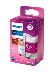 GU10 - Philips LED-spot 4W - 3000K - 345lm - CRI>90