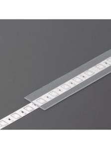 Täckning till LED-profil - E - Slide - 2m - Transparent