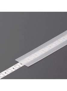 Cover till LED-profil - E - Slide - 2m - Frosted