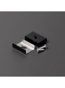 Fäste till LED-profil - Model S - Svart - 20 st