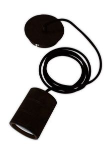 Calex retro-pendel - Industri svart - E40