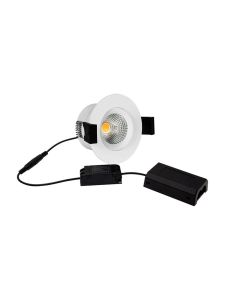 HiluX D8 Tilt360 - Full Spectrum LED inbyggnadsspot - Ra97 - 2700 K - Vit