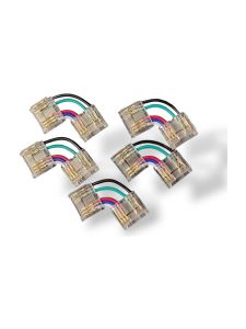 Hörn SmartClip till 12mm RGBW COB LED-band - 5-pack