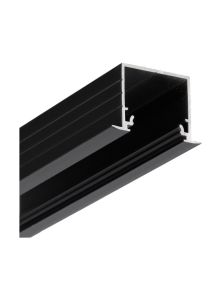 LED-profil LINEA-IN20 - 2m - Svart