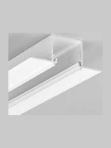 LED-profil LINEA-IN20 TRIMLESS - 2m - Vit