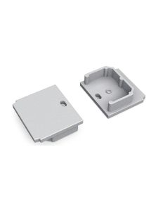 Ändlock till LINEA-IN20 TRIMLESS - Silver med hål - 20 st