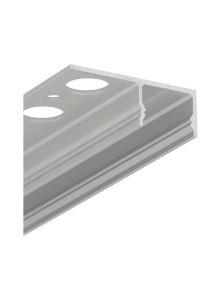 LED-profil UNI-TILE12 180° - 2m - Anodiserad