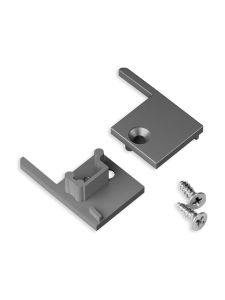 Ändlock till UP-TILE10 - Silver - 20 st