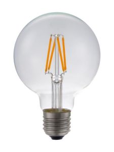 E27 - SPL Globe G80 - Klar - Ø:80mm - 2500K - CRI 93 - Dimbar