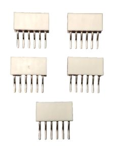 Kabel till LightStrip V4 - Stiftlist för lödning - Vit - 5 st