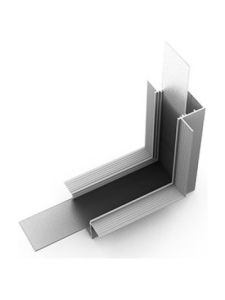 Vinkel till LED-profil VARIO30-05 - 90° - Anodiserad - Stående