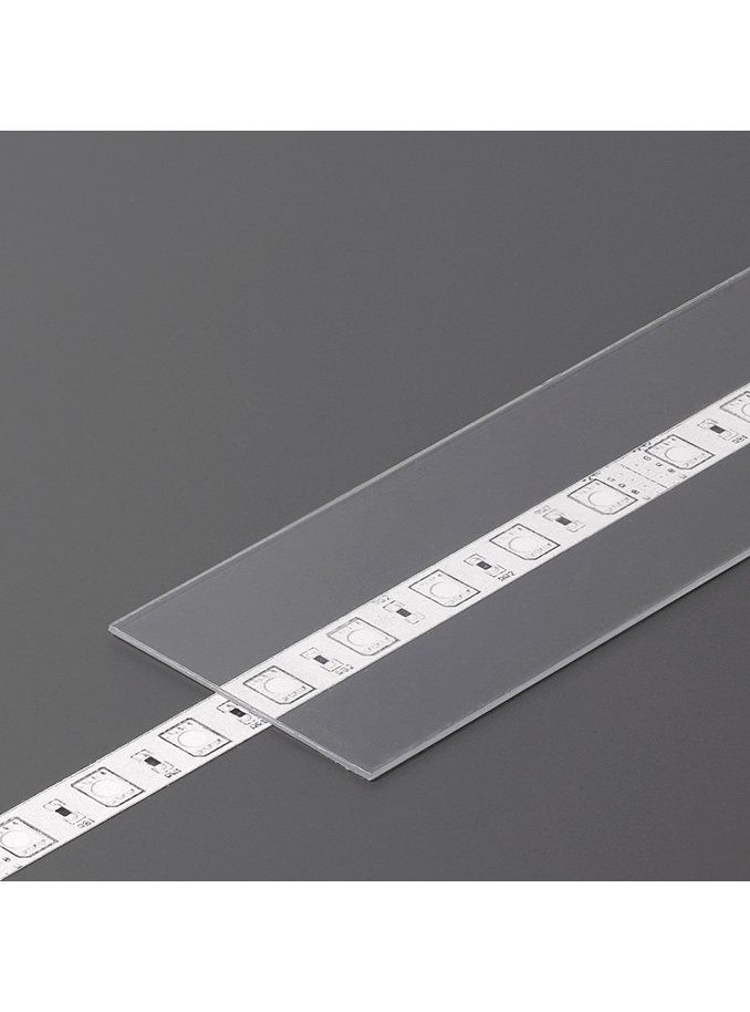 Cover till LED Profil - H - Slide - 1m - Transparent