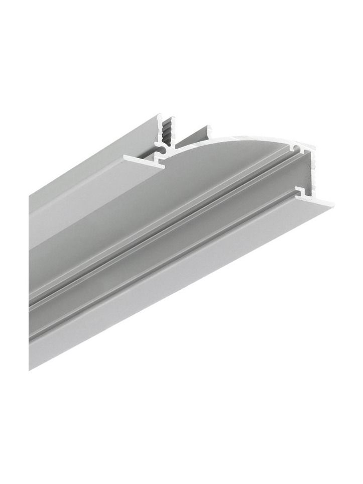 LED-profil FLAT8 - 1m - Anodiserad