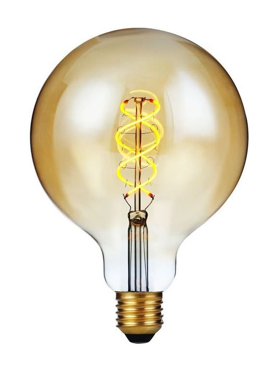 E27 - SPL FleX Double Helix - Amber - Ø:125mm - 2000K - CRI 90 - Dimbar
