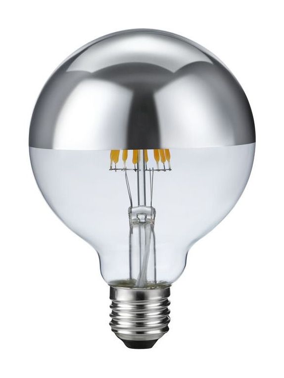 E27 - SPL Premium Toppspegelad Globe - Klar - Ø:95mm - 2500K - CRI 93 - Dimbar