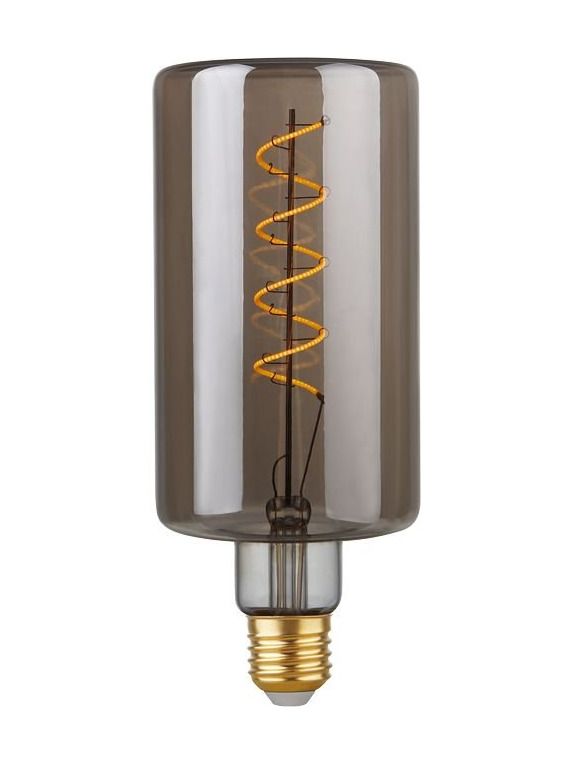 E27 - SPL Flex Bottle - Smoke - Ø:90mm - 100lm - 2200K - CRI 90 - Dimbar