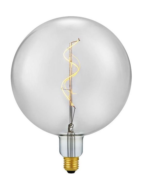 E27 - SPL Big Globe - smoke - Ø:200mm - 470lm - 2200K - CRI 80 - dimbar