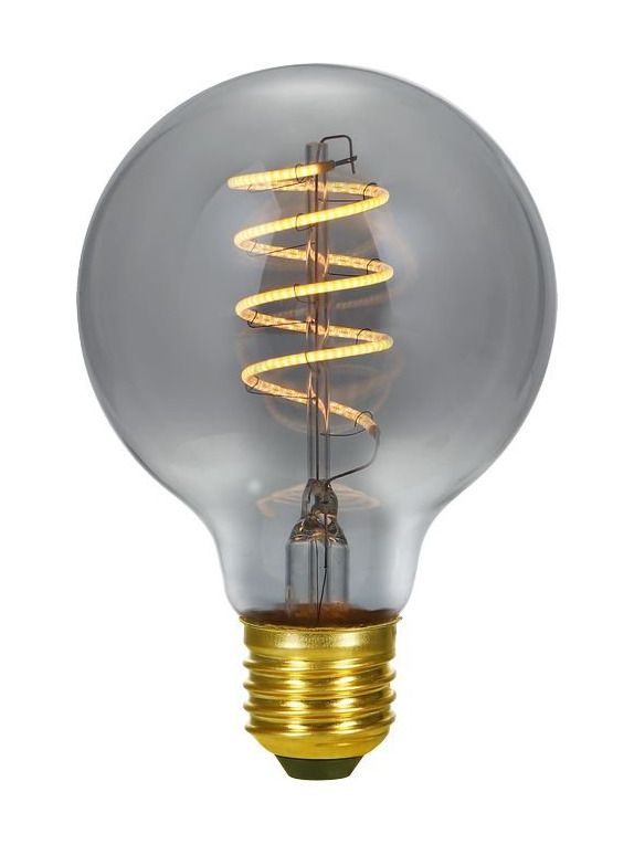E27 - SPL FleX Globe AX - smoke - Ø:80mm - 160lm - 2200K - CRI 90 - dimbar