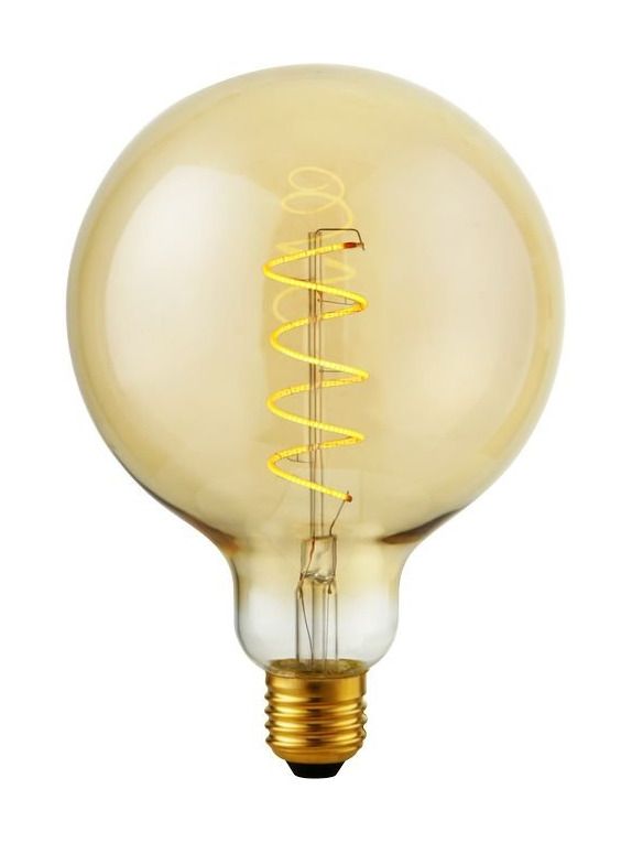 E27 - SPL FleX Globe AX - Amber - Ø:125mm - 200lm - 2000K - CRI 90 - Dimbar